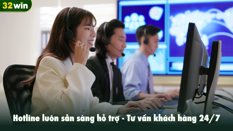 Hotline luôn sẵn sàng hỗ trợ, tư vấn khách hàng 24/7