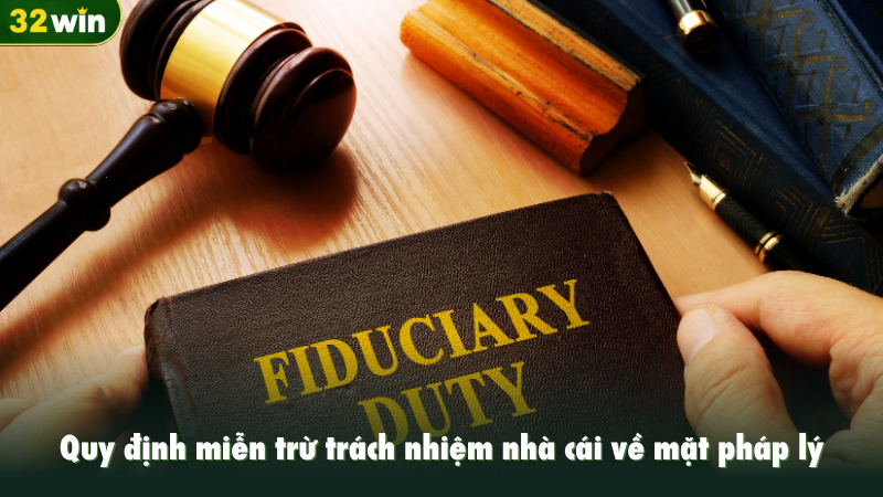 Quy định miễn trừ trách nhiệm nhà cái về mặt pháp lý